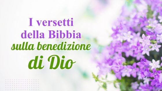 versetti biblici di benedizione